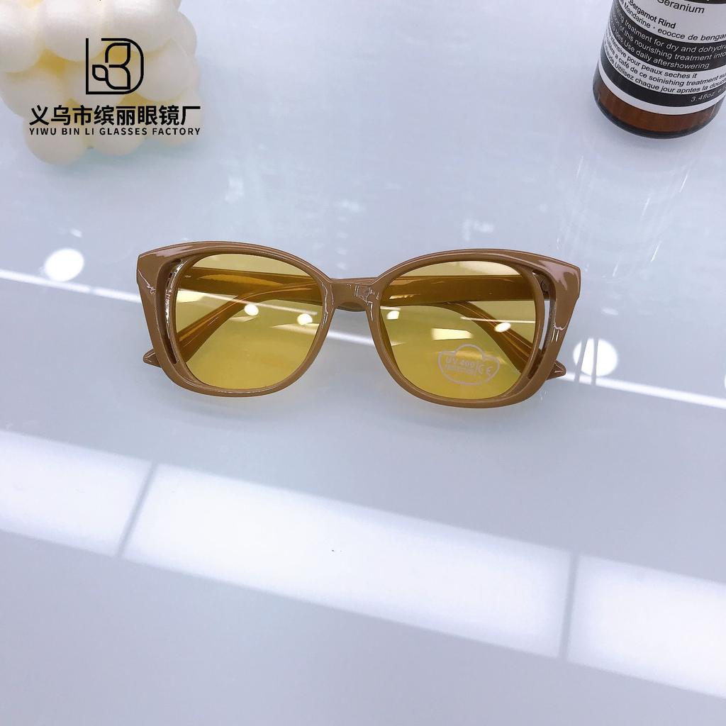 Retro Box Children'S Sunglasses Travel Sun Protection And Uv Protection Boys Wear Concave Sunglasses Glasses