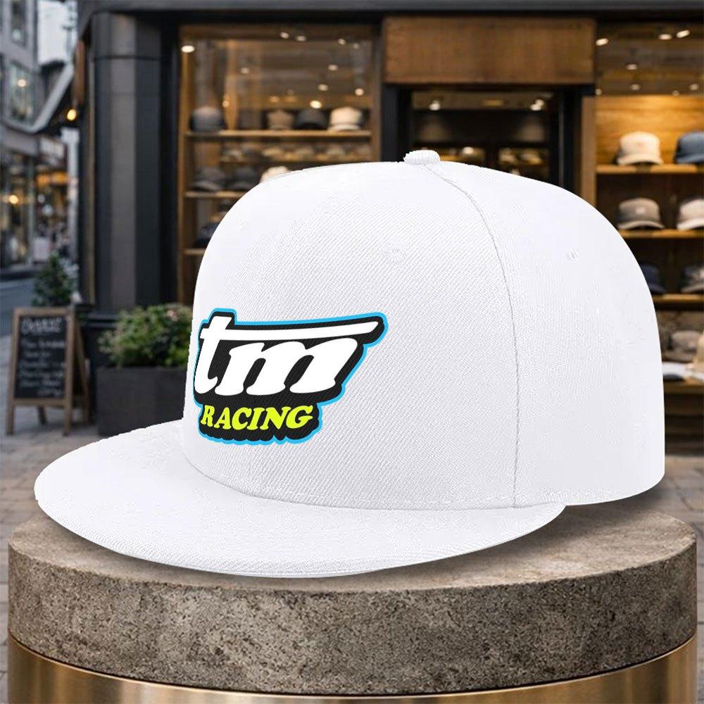 pc TM Racing Printed Baseball Cap Unisex Flat Brim HipHop Hat Street Fashion Outdoor Sports Baseball Cap Flat Brim Hat Suit