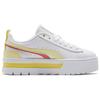 Puma Mayze Fs Interest Удобные кроссовки на толстой подошве, низкие, женские, бело-желтые 387474-03