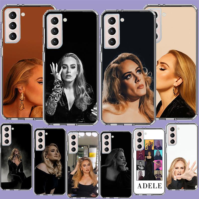 Чехол для телефона Singer A-Adele для Samsung Galaxy S25 Edge S24 S23 FE S21 S20 S10 Plus S22 S26 Ultra Чехол Прозрачные Чехлы ТПУ Capa Оболочка
