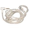 Earphone Upgrade Cable Replacement 8 Core Silver Plated 2 Pin Headphone Wire with Mic for KZ C10