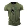 New Hot Selling Men's Digital Skull Print Breathable Round Neck T-shirt Outdoor Sports Fitness Casual Top