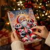 Decorative Acrylic Hanging Christmas Panda Advent Calendar, 24 Days Countdown Contains Tree Ornament Set Ornaments, Cute Decorations for Home