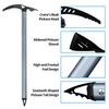 Outdoor Camping Ice Axe Aluminum Alloy Mountaineering Axe 70cm Walking Pick for Camping