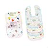 8 Pieces Baby Bib, Burp Bibs, Soft Feeding Portable Drooling Bandana Drool Bib for Girls