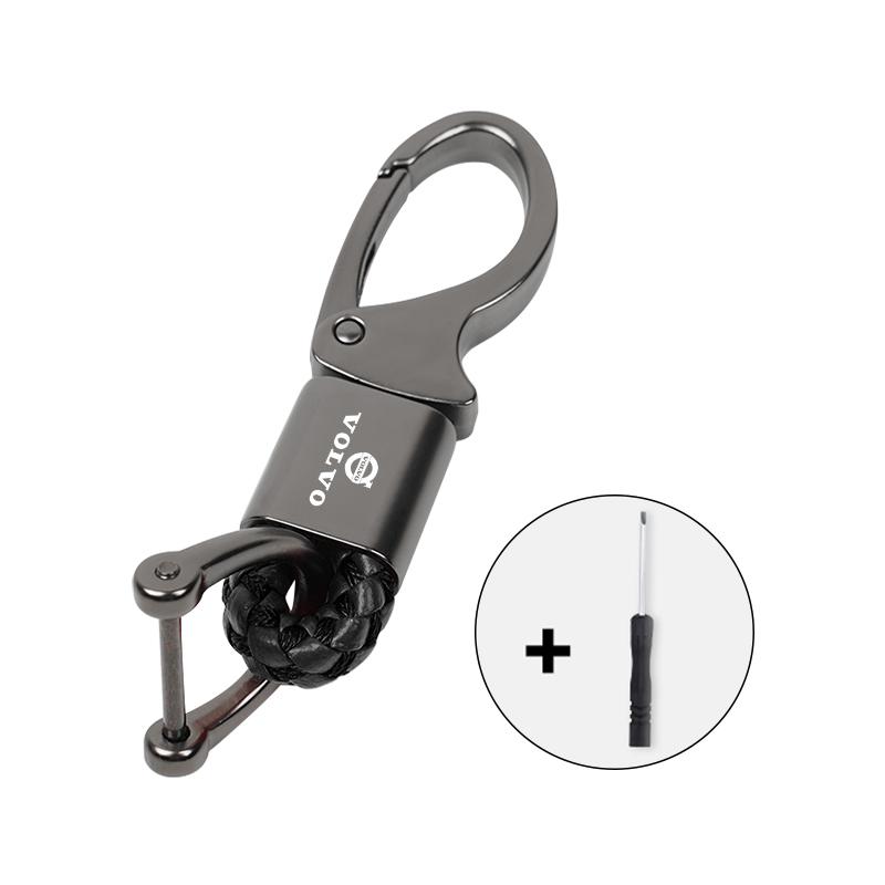 Metal Keychain Customize Car Emblem Keyring Pendant For Volvo C40 S40 V60 V40 XC90 S60 C30 XC60 V50 V70 S90 XC40 S80 T6 V90 EX90