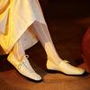 Мода НОВЫЕ Весенне-Осенние Женские Туфли Натуральная Кожа Женская Обувь Квадратный Носок Массивный Каблук Женские Туфли Обувь На Шнуровке Обувь На Низком Каблуке