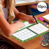 10 шт. доска для рисования сухим стиранием, карточка с цифрами, математический плакат, подарок на день рождения, развивающие игрушки, многоцелевой