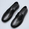 Мужская обувь новая осень кожаная мужская деловая повседневная кожаная обувь на одном педале ленивые Доуду приливная обувь