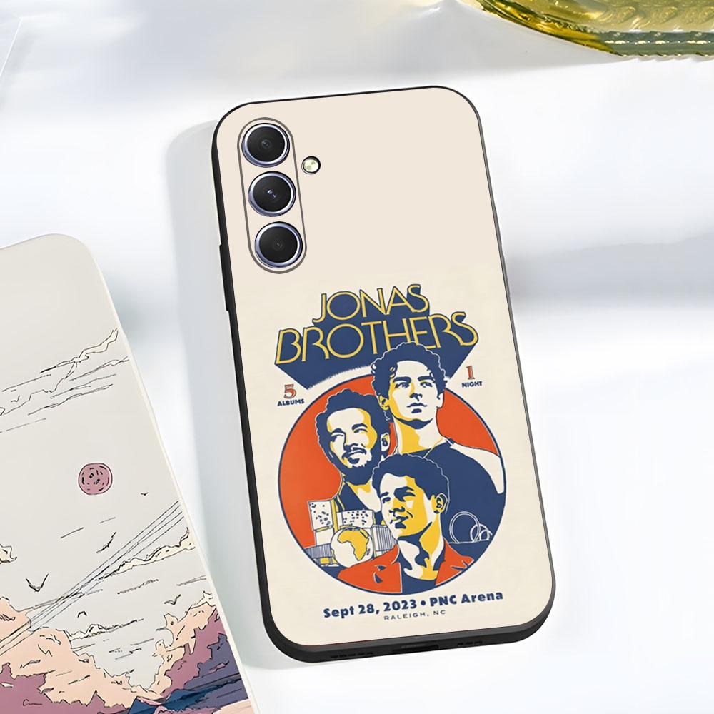 Singer J-Jonas Brothers Band Phone Case For Samsung A56 A36 A26 A16 A15 A25 A35 A55 A14 A34 A24 A54 Black Soft Shell