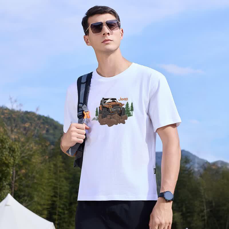 JEEP Men's Summer Short-Sleeve T-Shirt