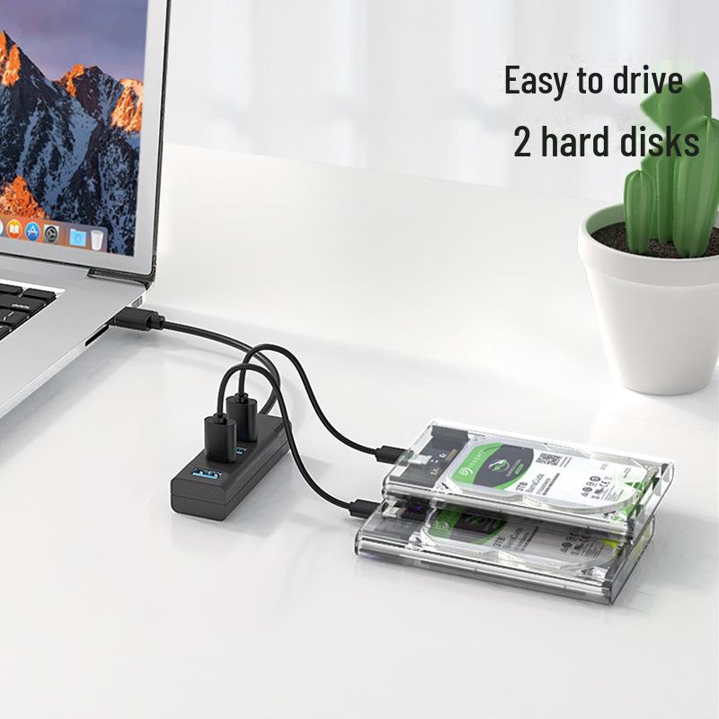 Biaz USB 3.0/3.2 Высокоскоростной 4-портовый разветвитель, 0.2 м SWR1529A