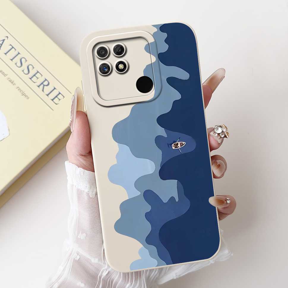 Чехол для Realme Narzo 50A RMX3430 Цветы Мягкий Силиконовый Чехол для Oppo Realme Narzo50a 6.51" Модный Защитный Чехол