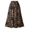 Leopard Print Midi Skirt New Mid-length Bodycon Skirt Plus-size Slimming Velvet A-line Skirt Autumn And Winter Long Dress