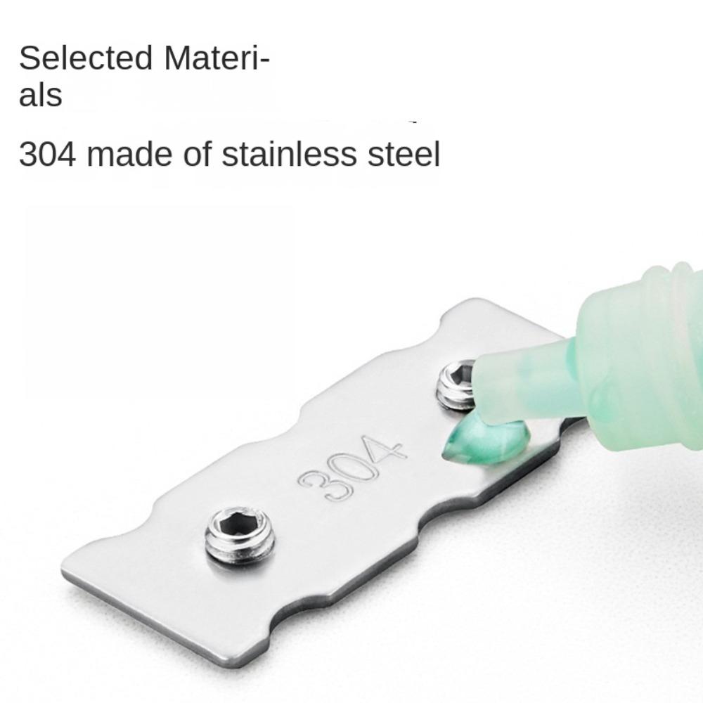 4PCS Stainless Steel Wind Support Limit Plate Non Punching Window Opening Accessories  Window