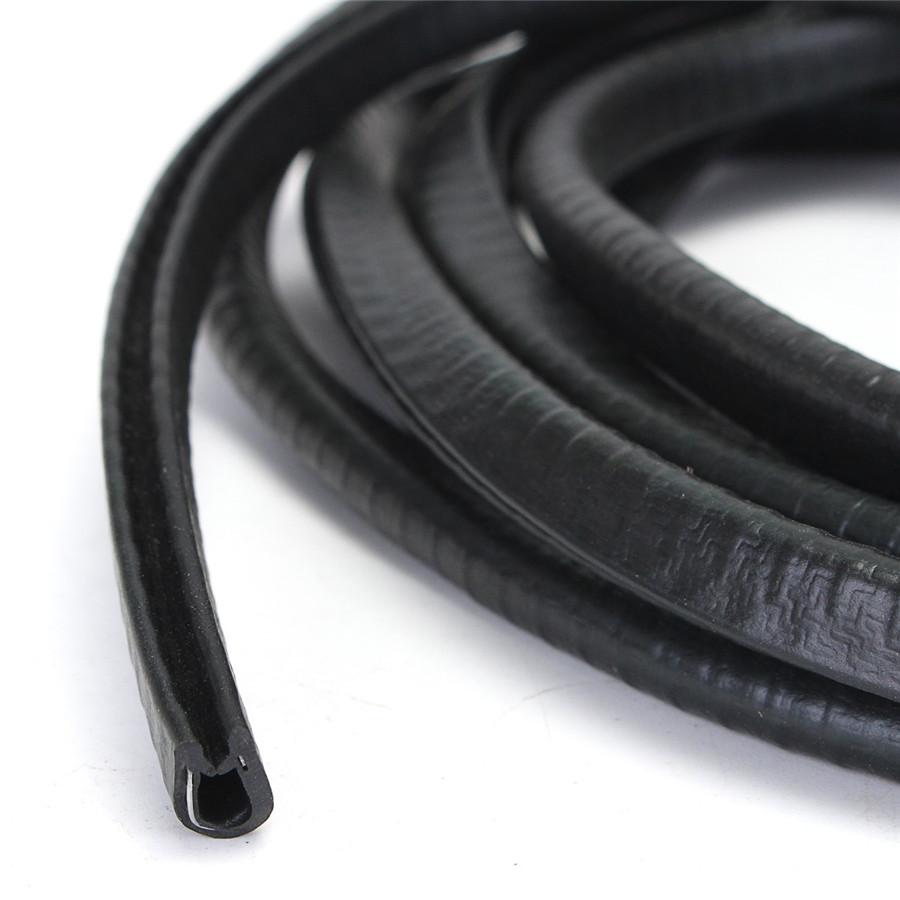 4,5 м Черный U-образный уплотнитель Кромка двери автомобиля Формовочная накладка Резиновая уплотнительная лента