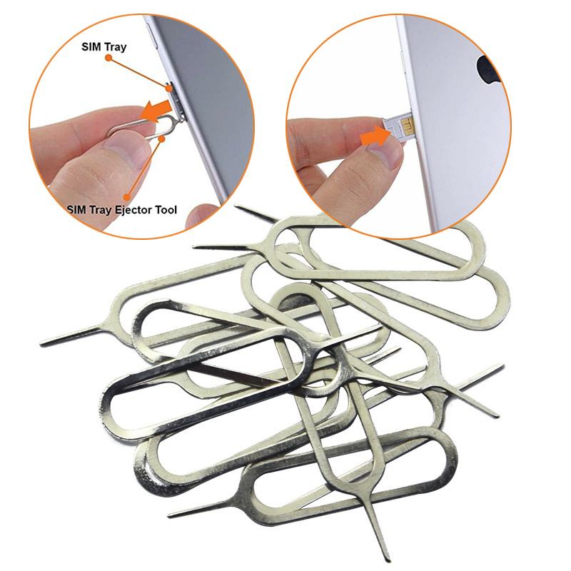 10 шт./компл., выталкиватель высокого качества, устройство для удаления лотка для iPhone, универсальный штифт для удаления карт для мобильного телефона, применимый к Android, популярный ювелирный аксессуар