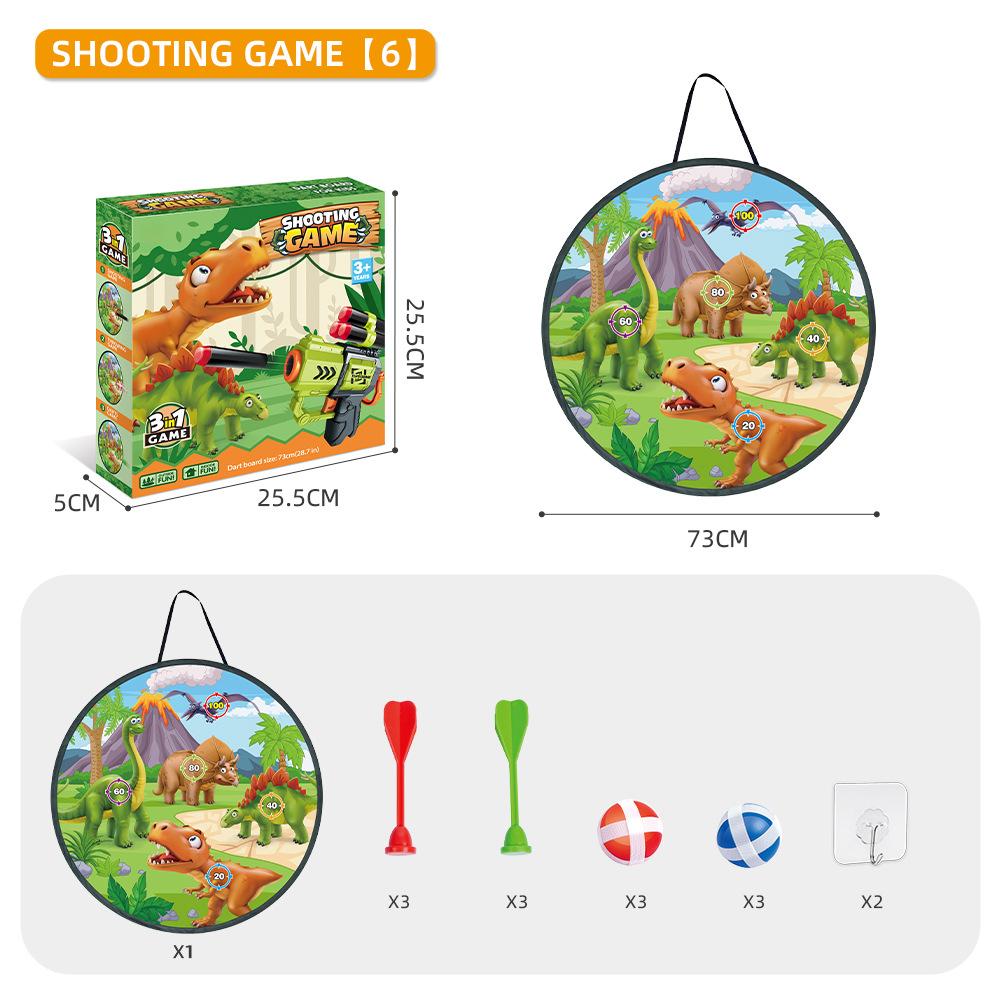 Sports Gift Children Sticky Ball Dart Shooting Target Sandbag Toy Boy Gift