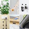 50Pcs Cable Clips Self Adhesive Cord Management Black Wire Holder Organizer Clamp Self-adhesive Car Wire Clip Accessories