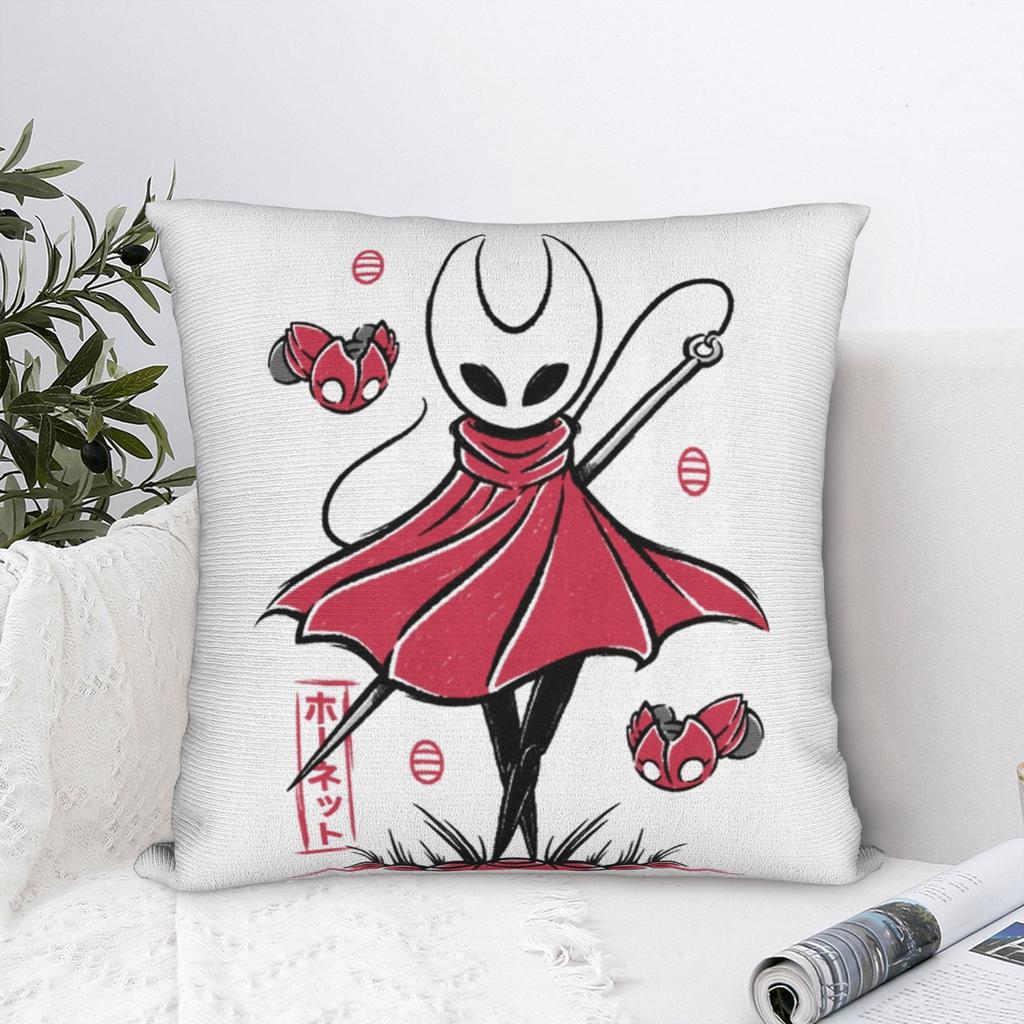 Квадратные наволочки Hollow Knight Инди Экшен-приключение Чехол для подушки Наволочка на молнии на заказ Декоративная наволочка для гостиной