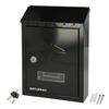 Внешний почтовый ящик для дома 205 x 300 x 70 мм. Чернить