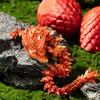 3D Printed Mini Dragon Egg Articulated Dragon Fidget Toy Inside Egg Easter Basket Stuffers Collectible Flexible Dragon Gift for Kids Teens
