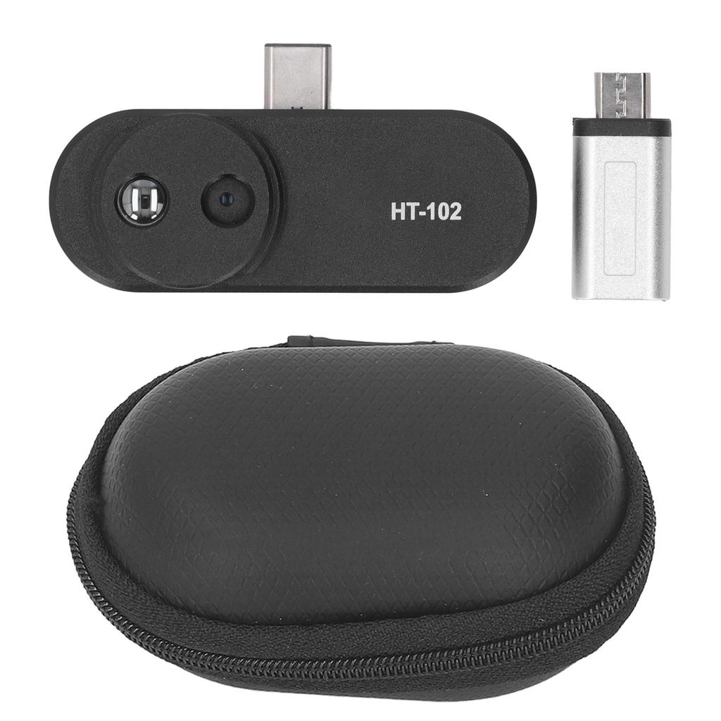 Тепловизионная камера, черный ABS-тепловизор для мобильного телефона с регулируемым встроенным разъемом