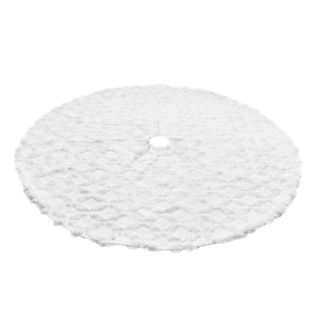 48-дюймовая юбка в виде рождественской елки из искусственного меха с косичной вязкой, мягкая плюшевая юбка в виде рождественской елки, многоразовая