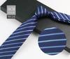 Men'S Tie Business Shirt, Striped Security Professional Dress Plus Logo8Cm Hand-Typed