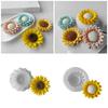 Silicone Ornament Molds Soap Making Moulds Flower Shape Candle Moulds Silicone Texture Suitable for Home Decorations