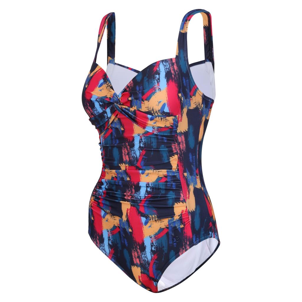 Regatta Womens/Ladies Sakari Brush Stroke Tummy Control One Piece Swimsuit