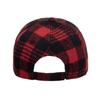 Classic Plaid Print Baseball Cap Unisex Plaid Outdoor Casual Cap Autumn Winter Adjustable Peaked Cap