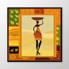 African Woman Painting
