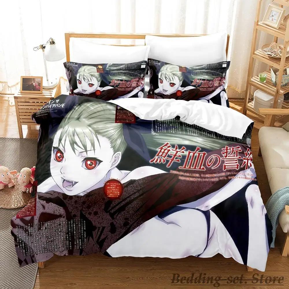Новый комплект постельного белья Dance In The Vampire Bund Single Twin Full Queen King Size Bed Set Adult Kid Bedroom Duvetcover Sets Anime