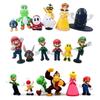 Set of 18 Mario Action Figures, Toys, Mario and Luigi, Garage Kit Decoration, Toy Brothers, Super Mary Princess, Turtle, Mushroom