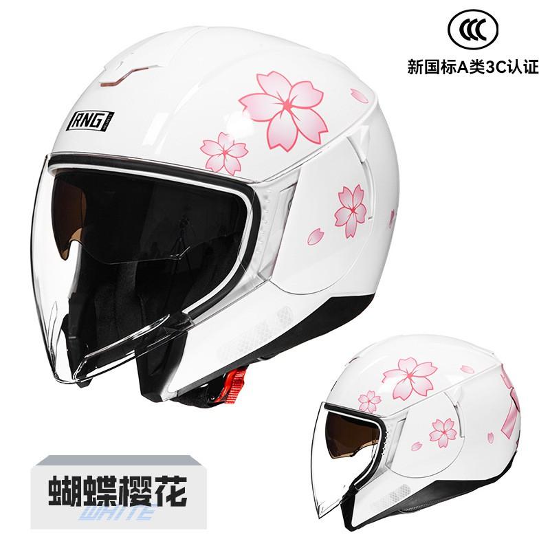 3/4 Open Face Motorcycle Helmet Men Women ABS Full Coverage Scooter Riding With Optional Tinted Or Mirror