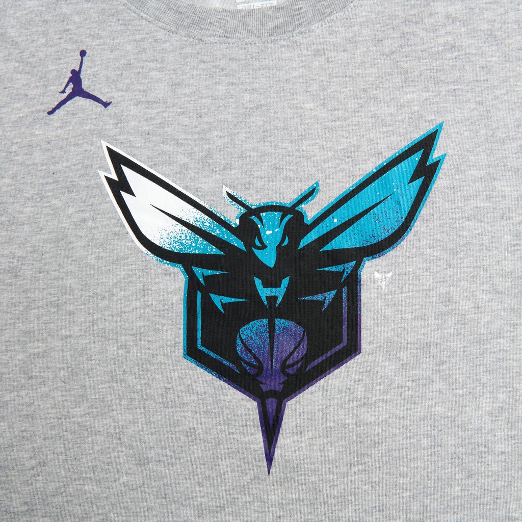 Jordan Мужская футболка с длинным рукавом для спортивных тренировок с технологией быстрого высыхания, коллаборация с НБА, топы, серый 3Z2B7BAYW-HOR