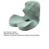 Seat Cushion for Long Sitting Hours Memory Foam Buttocks Cushion with Back