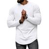 Men S Long Sleeve Casual Crew Neck Solid Pullover Sweatshirt