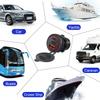 12V-24V Car Charger Socket 75W PD Type C QC 3.0 Fast Charge Adapter 3 Ports USB Outlet Waterproof Car Charger for Car RV Marine