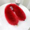 Winter Plush Thickened Warm Imitation Fox Hair Snap Button Scarf Versatile Women's Imitation Fur Scarf