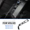 Car Center Console Gear Panel Carbon Fiber Sticker Protector Set For Volvo CX60 S60 V60 CX90 2018-2025 Auto Interior Accessories