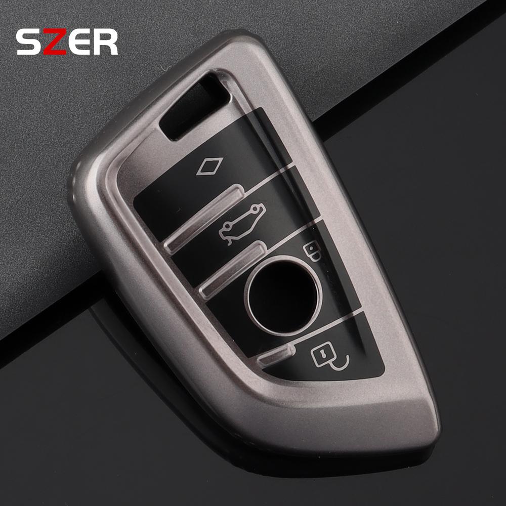 Soft TPU Car Key Case Cover Shell For BMW X1 X3 X5 X6 X7 1 3 5 6 7 Series G20 G30 G11 F15 F16 G01 G02 F48 Holder Bag Accessories