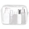 Transparent Cosmetic Bag Large Capacity Zipper Closure Waterproof Clear Makeup Bag Organizer Toiletry Bag