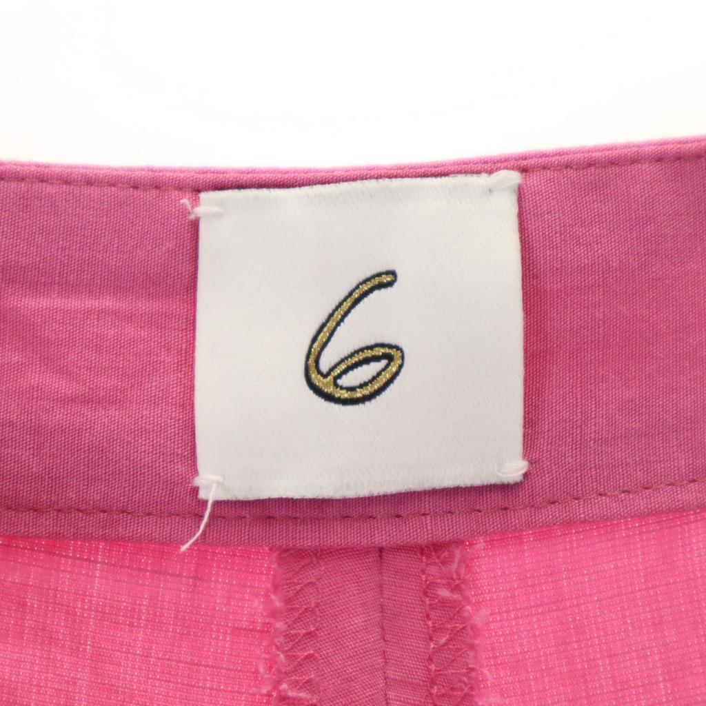 6 BEAUTY & YOUTH UNITED ARROWS Made in Japan Linen Blend tack Pants 36 Women Used