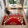 Christmas and New Year gifts cute snowmen Christmas trees Santa Claus carpets home decor non slip seats chair cushions decorative carpets P12