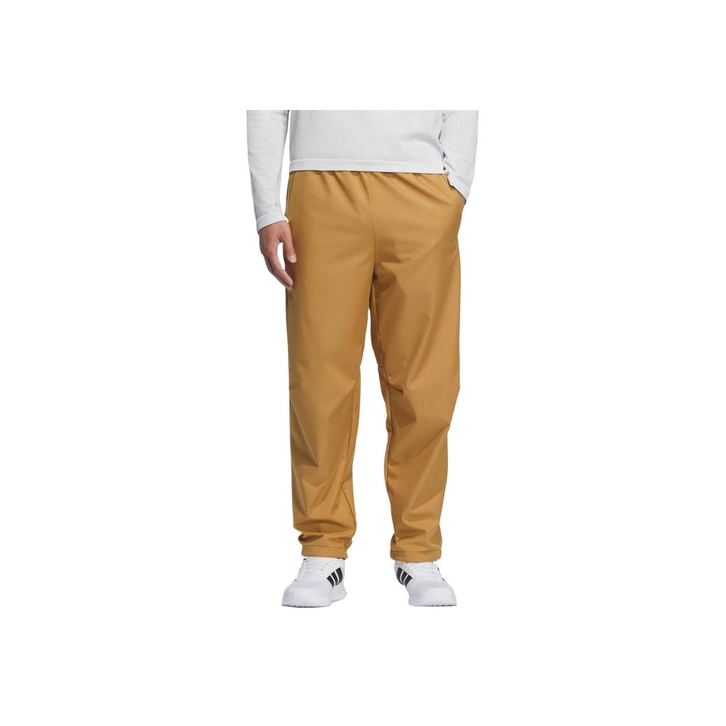 Adidas TH WV PNT Simple Brand Logo Comfortable Water-Resistant Straight-Leg Casual Pants Unisex Pants Light-Brown JZ8407