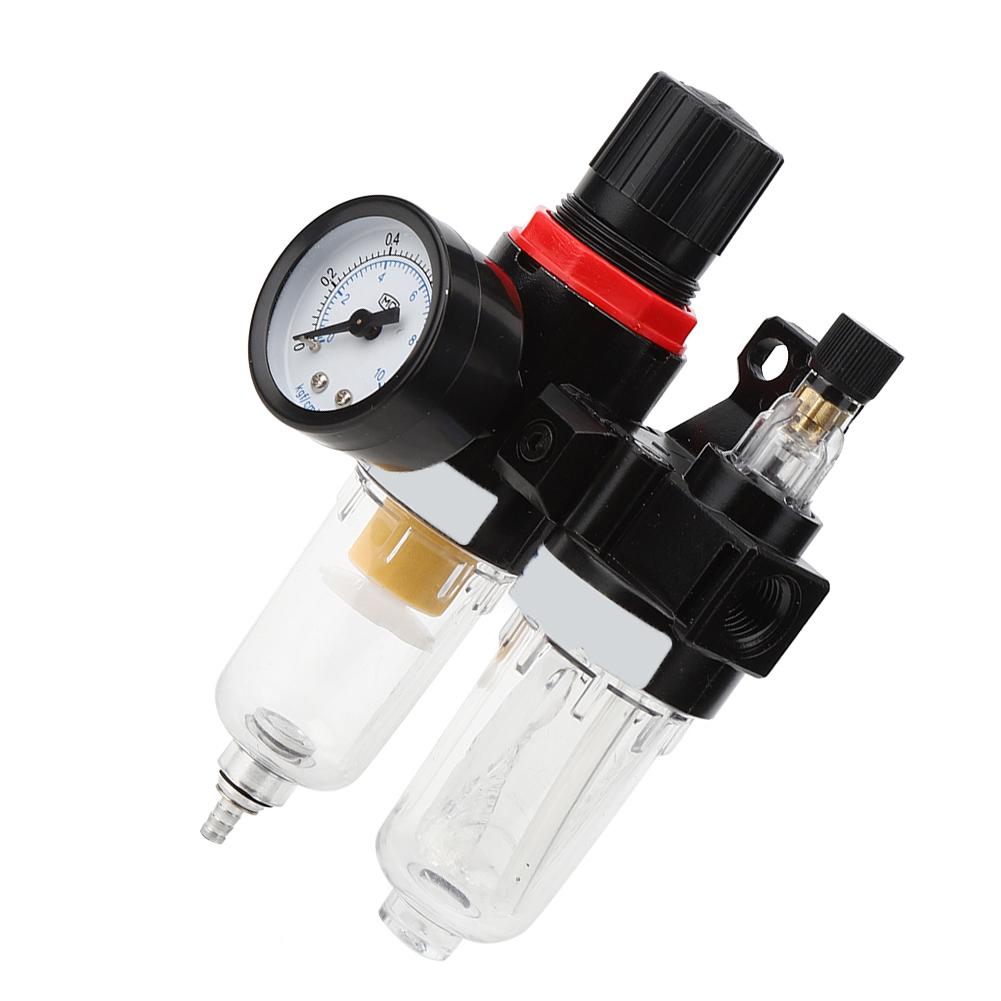 Treatment, Compressed Filter Regulator, AFC2000 Oil-water Separator Filter, 1Celsius4 Inch NPT Pressure Regulator, Gas Liquid, A essories