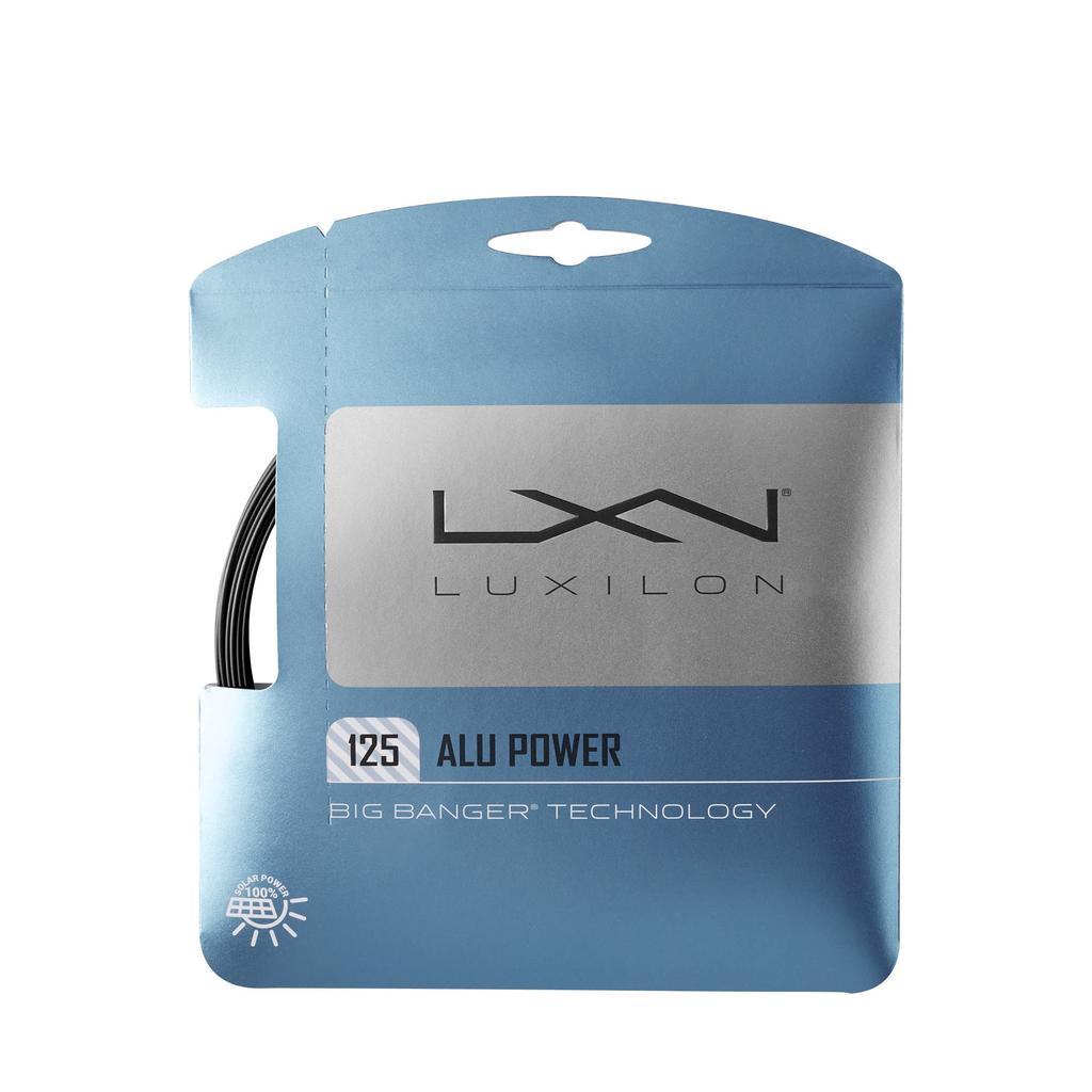 LUXILON ALU POWER BLACK 125 Tennis Single WR8306901125 String, String, Black,
