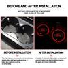 Car Sticker 2026 For Ford 2PCS Car 7 Colors Water Coaster Color Ambient Light Car Cup Holder Luminous Coaster Mat For Ford Monde